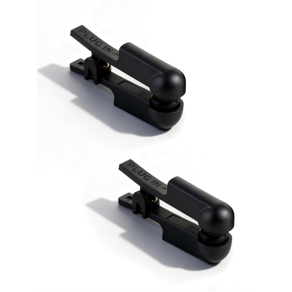 Ear Clip Electrode Rubber Black Compatible for & Standard Tens9837