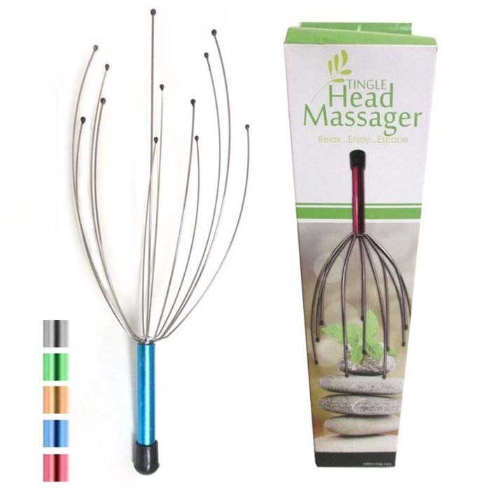 New TINGLE Octopus Head Scalp Neck Massager Scratcher Relax Calm Stress Relief