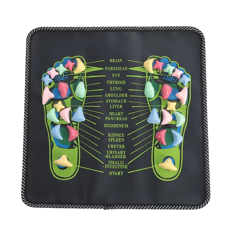 Acupressure Foot Massage Mat Reflexology Walking Pad Home Relaxation Fitness Mat