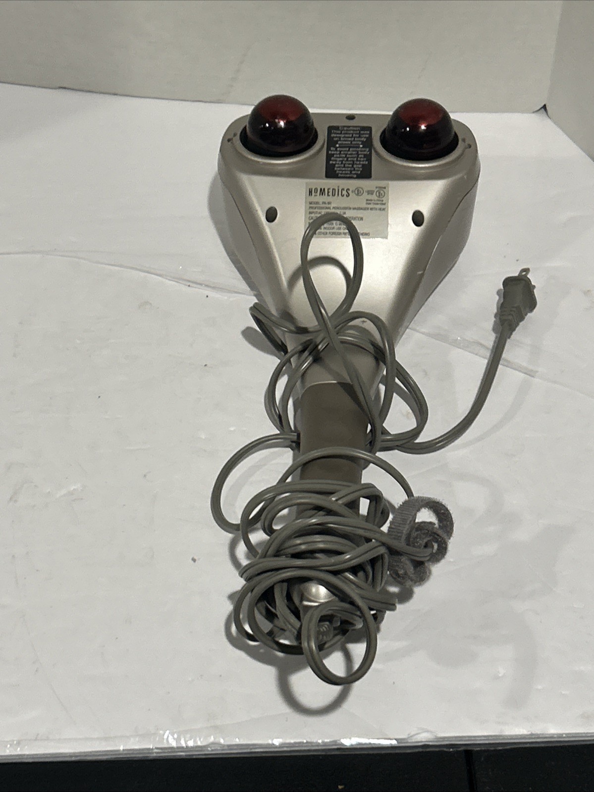HoMedics Model PA-3H Professional Massager 5 Speed Settings with Heat Tested