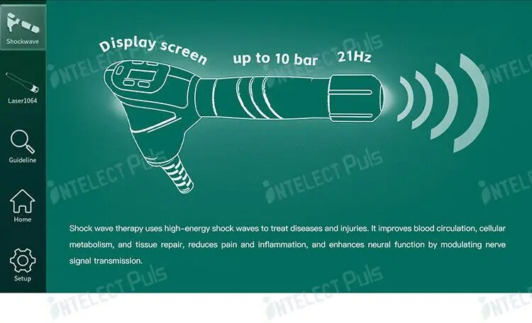 Laser 12W ED Shockwave Therapy Machine Pneumatic Shock Wave Treatment PainRelief