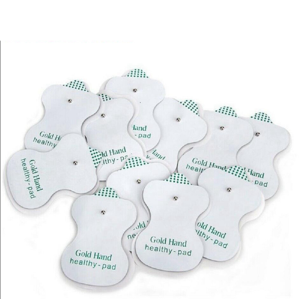 10/20/50pcs Snap On Replacement Electrode Pads For Pulse Therapy Massager & Unit
