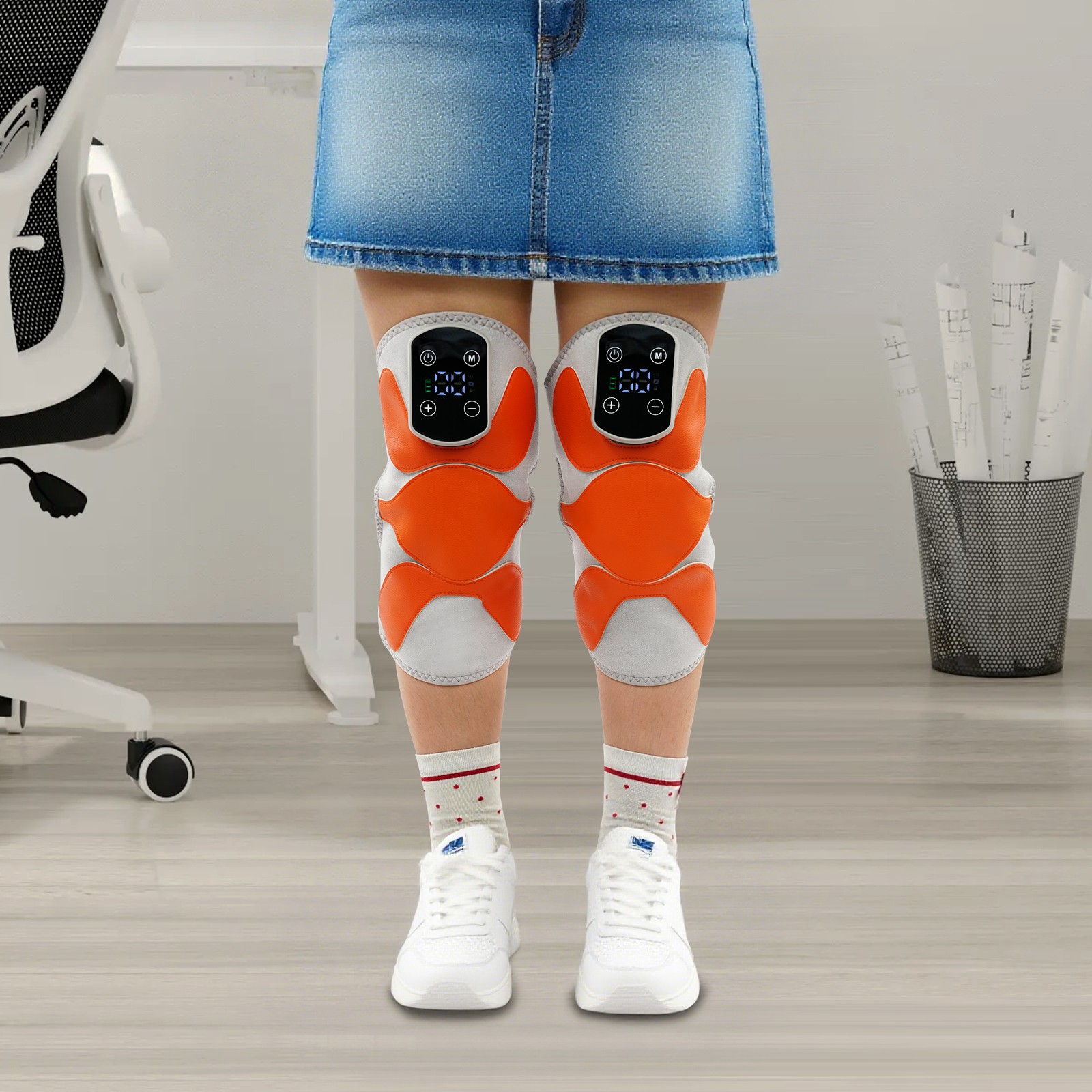 Massage Knee Pads Knee Massager Heating and Vibrating Knee Massager USA