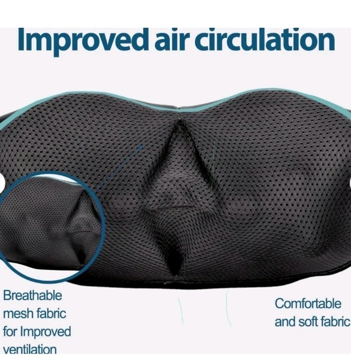 Amazing InvoSpa Shiatsu Neck & Back Massager w/Heat, AC & Car Power Cords JC-668