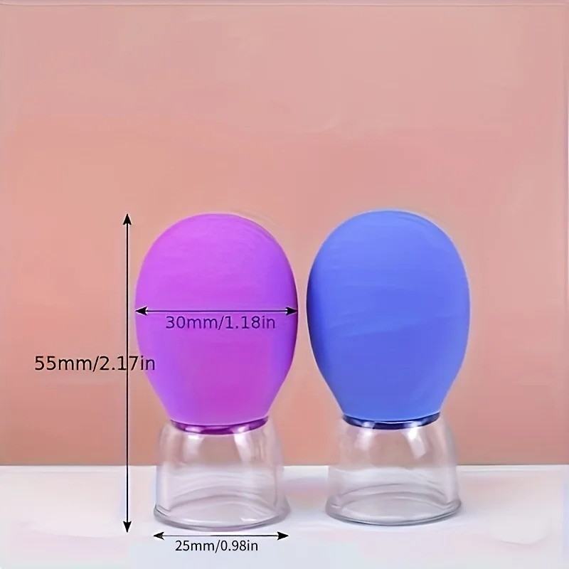5Pcs Facial Cupping Set Vacuum Suction Face Body Eyes Massage Cupping Cups NEW