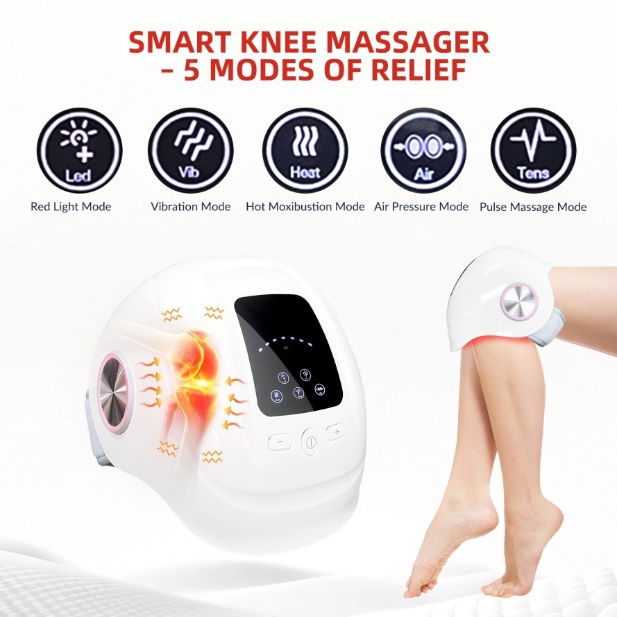 5 In 1 Knee Elbow Relax Machine Vibration Red Light Therapy For Pain Relief