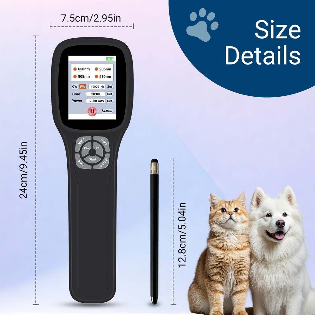 2.5W LLLT Cold Laser Therapy for Tendonitis, Muscle Strain Arthritis Pain Relief