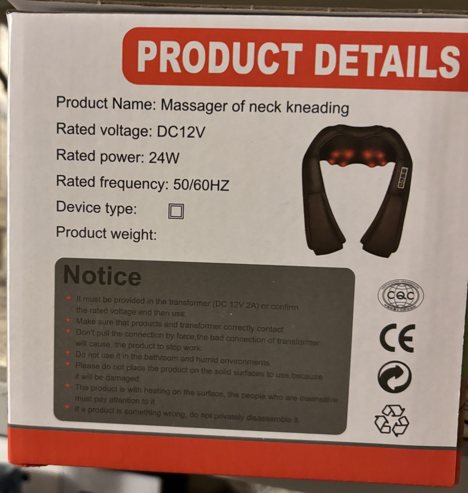 SHIATSU Neck and Back Massager