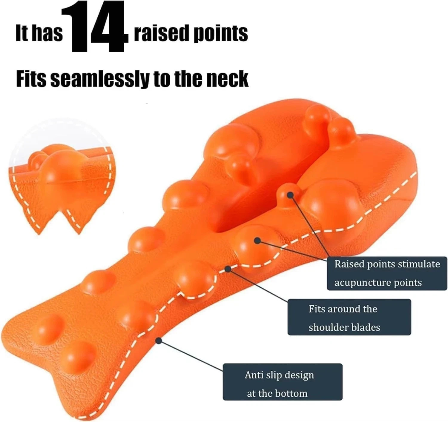 Trapezius Trigger Point Massager Myofasical Release Neck and Shoulder Pain