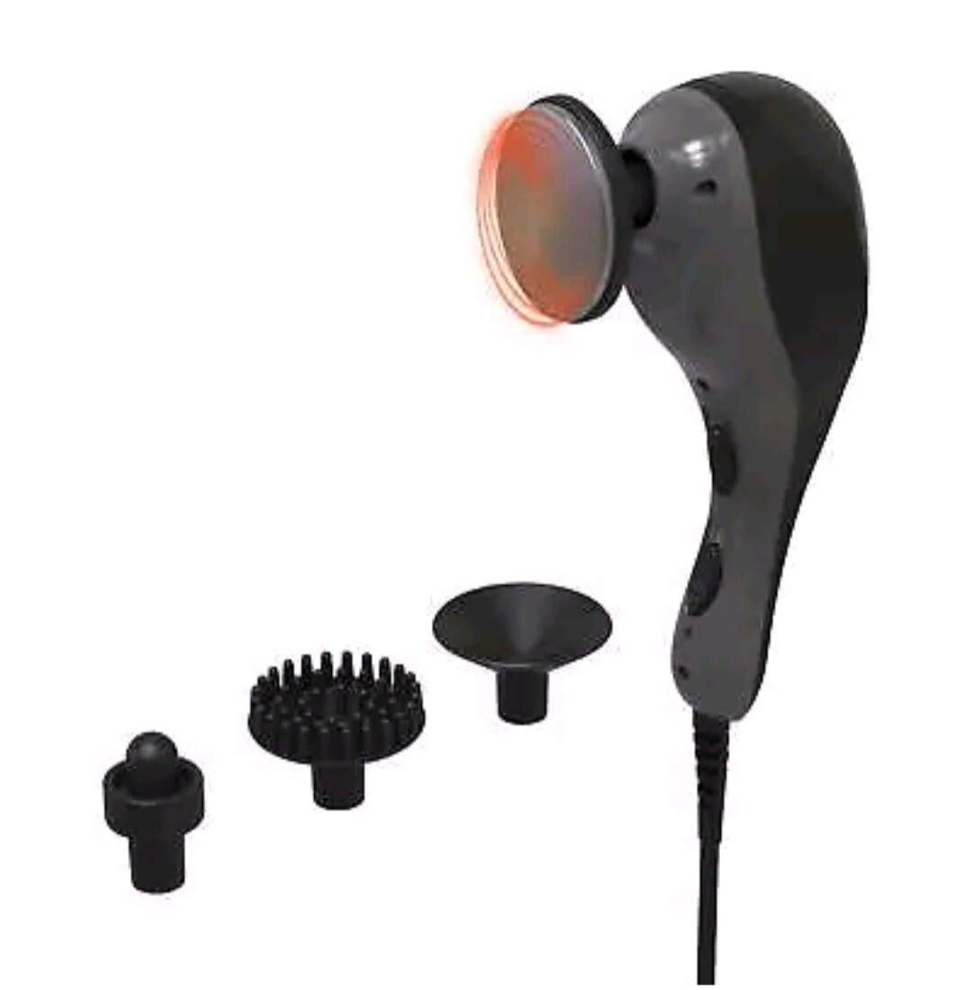 NEW Fitrx Heat Therapy Massager Handheld, Heat Therapy Body Massager 2 Speeds