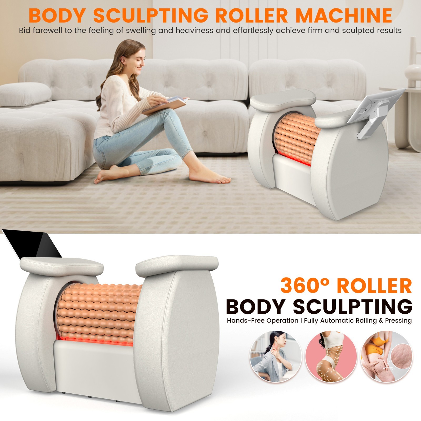 3D Body Sculpting 360 Roller Massager Full Body Shaping Muscle Soreness Relief