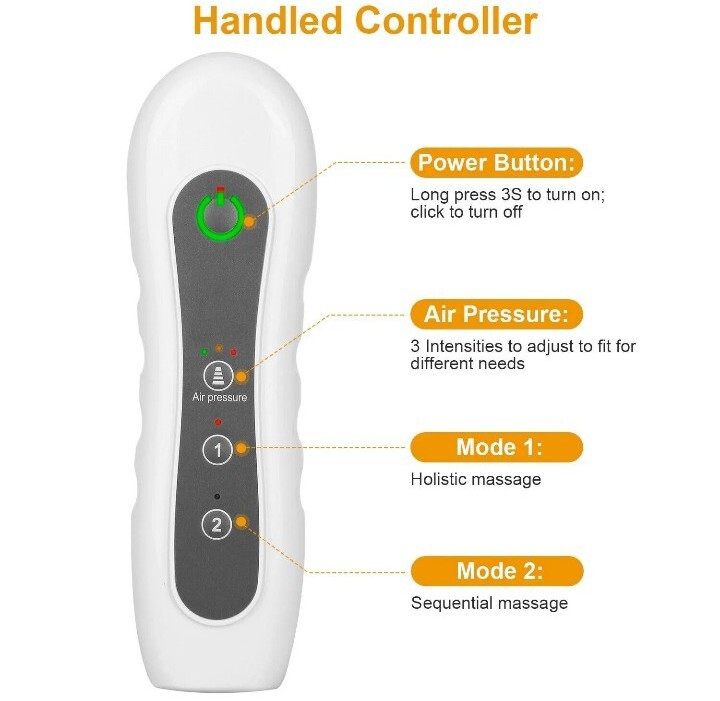 Leg Massager Machine Knee Calf Thigh Foot Ankle Massage Pain Relief Circulation