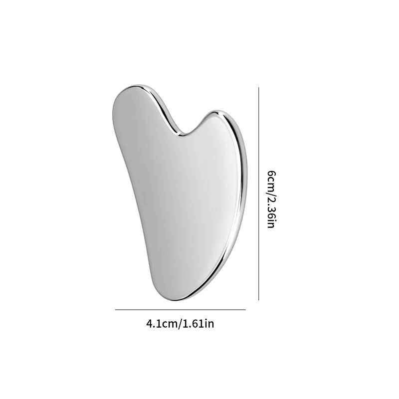 1Pcs Stainless Steel Gua Sha Scraper Massager for Face Neck Body Guasha Massage