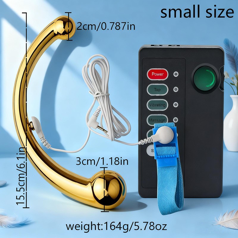 Metal Heavy Duty Curved Back Full Body Trigger Points Pain Relief Massage Wand