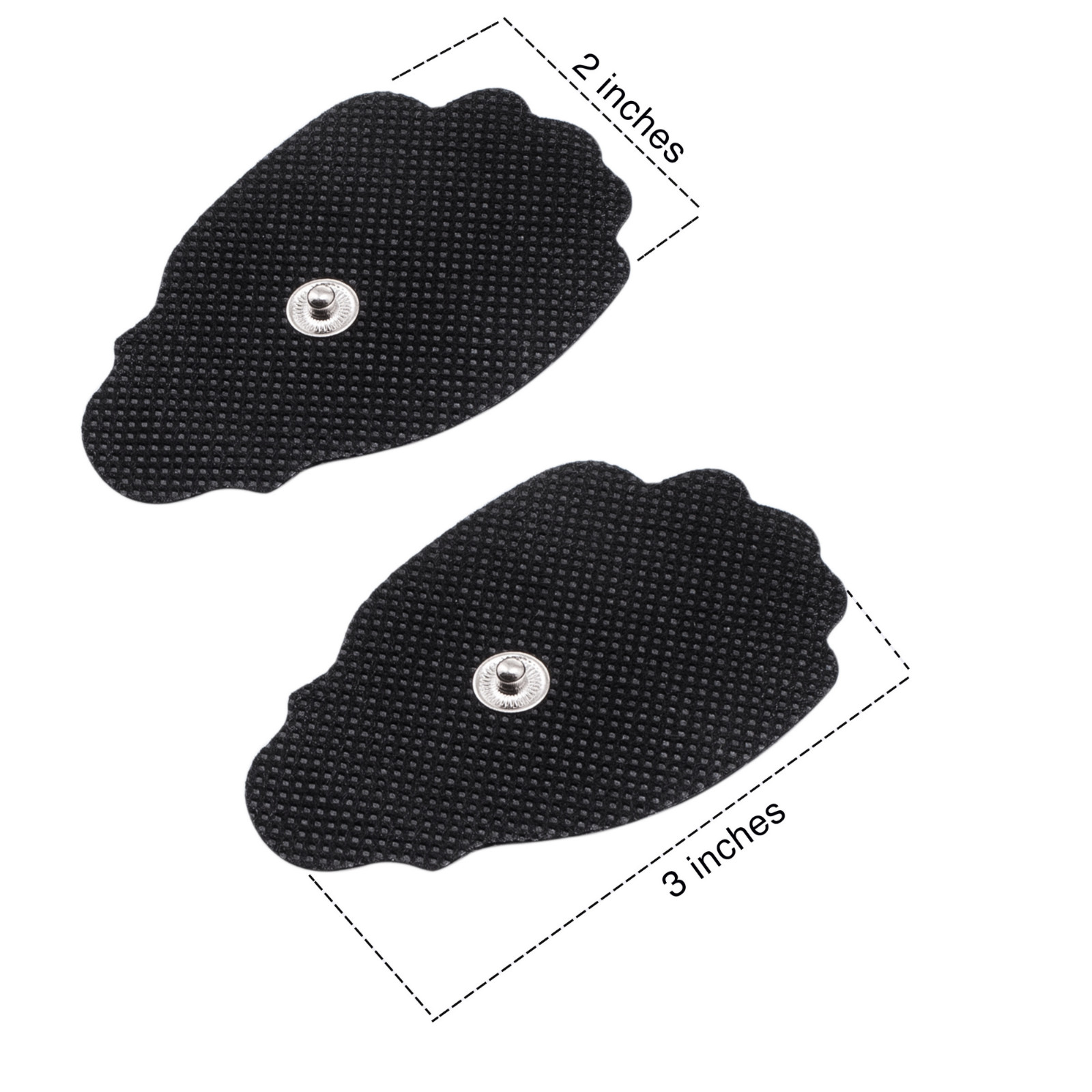 Pack – 20 (10 Pairs) Large TENS Unit Electrode Pads Reusable Self-Adhesive