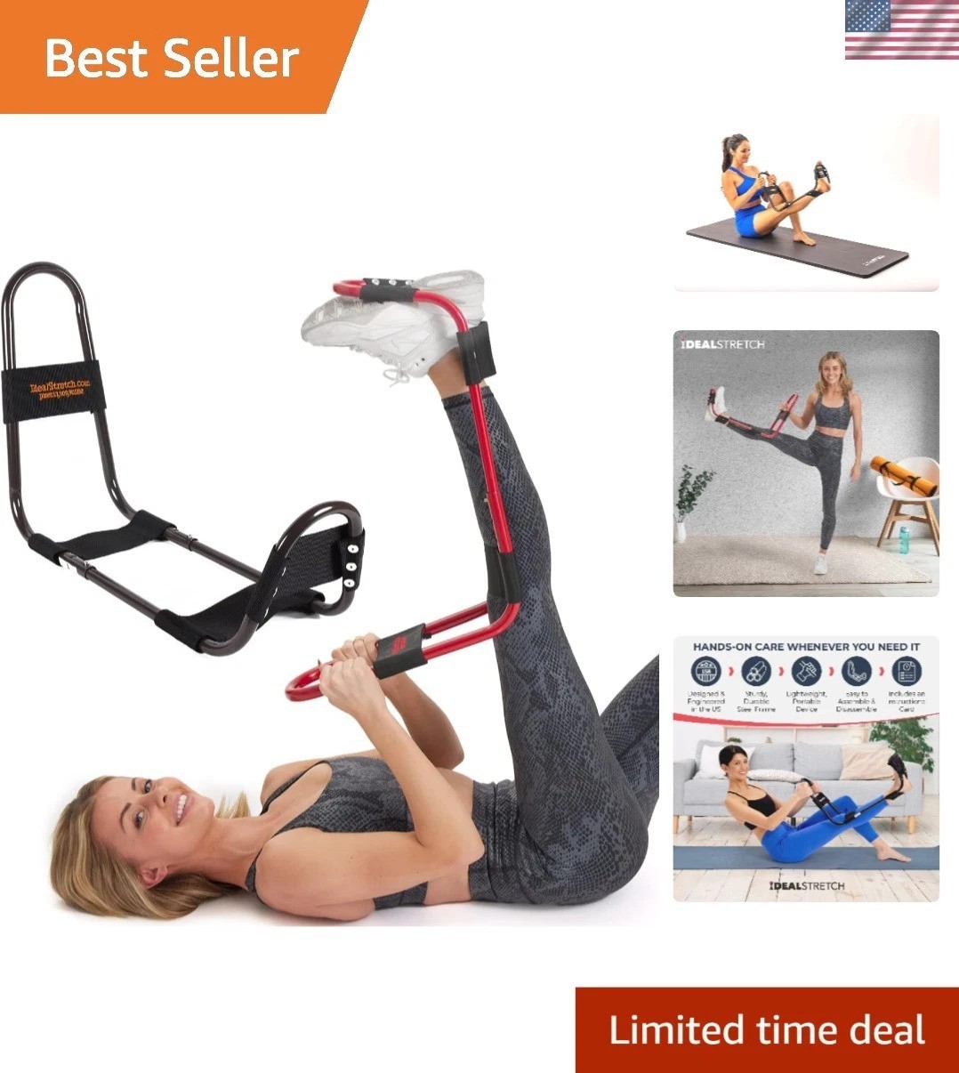 Leg Stretcher & Hamstring Stretcher – Ideal for Pain Relief & Flexibility