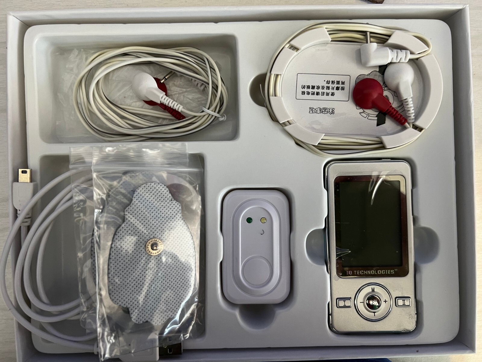 IQ Technologies Pro V Bundle TENS Unit For Pain & Stress Relief Sandles & Belt