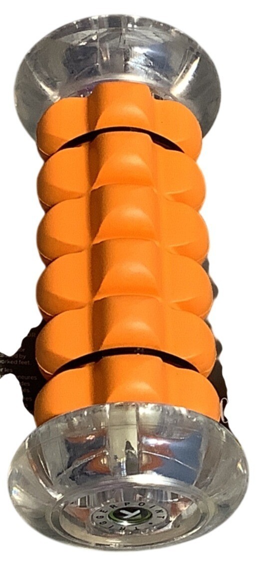 TriggerPoint NANO Foot Massage Roller Orange & Clear For Pain Relief Recovery