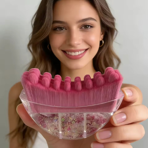 Lymphatic Drainage Massage Face Lymphatic Contour Brush Dry Brushing Face Brush