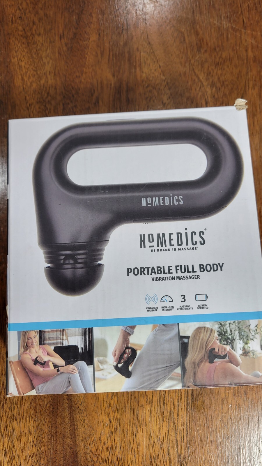 Homedics Massager Hand Held Portable Full Body Massage Vibration