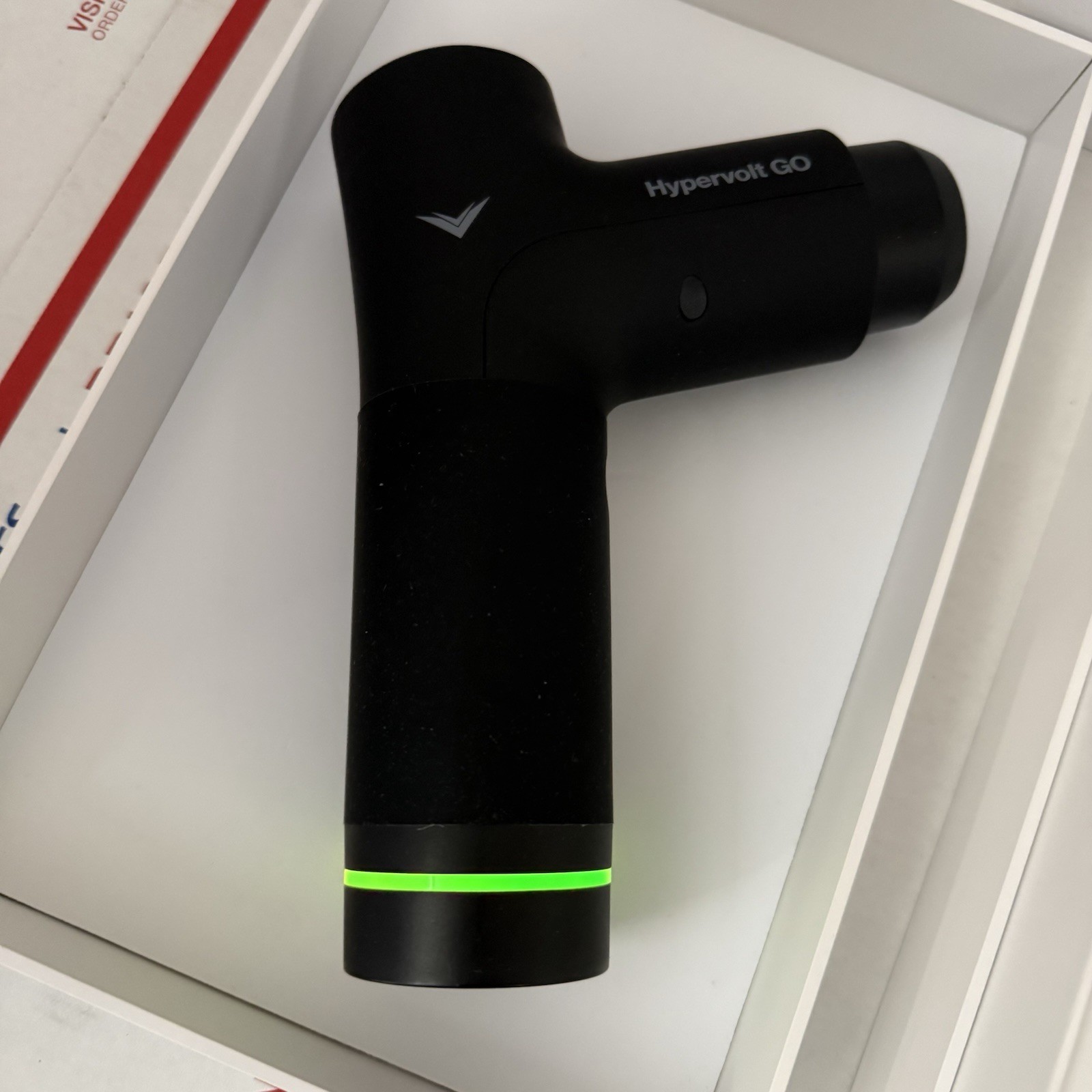 Hyperice Hypervolt GO 2 Percussion Massage Device Body Massager Black NO CHARGER