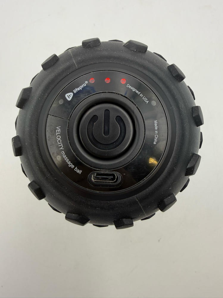 Lifepro 4-Speed Vibrating Massage Ball Peanut Roller Deep Tissue Massager Black