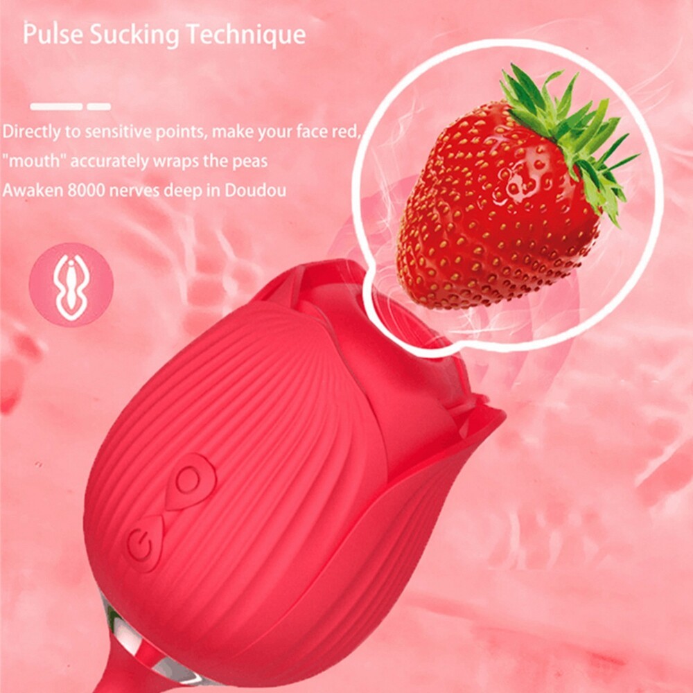 10 Frequency-Vibrator-Double Head-Vibrating-Suctions-Mute-Massager Women Gift