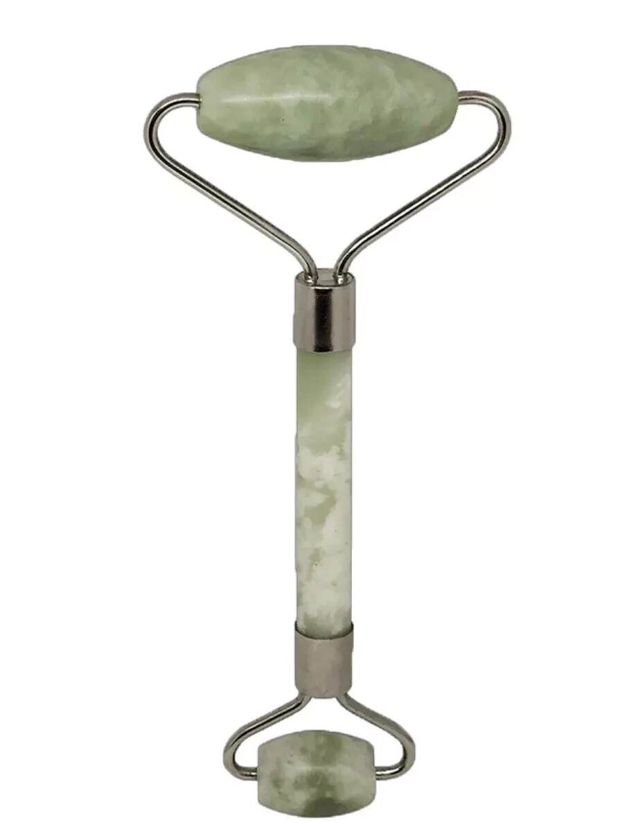 LOT: Daily Concepts Jade Facial Roller, Brush, SPA Headband, Afterspa Exfoliator