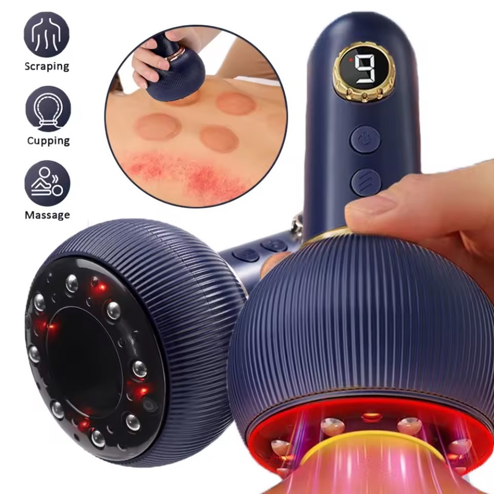 Electric Meridian Brush Microcurrent Cordless Massager for Legs Arms Belly