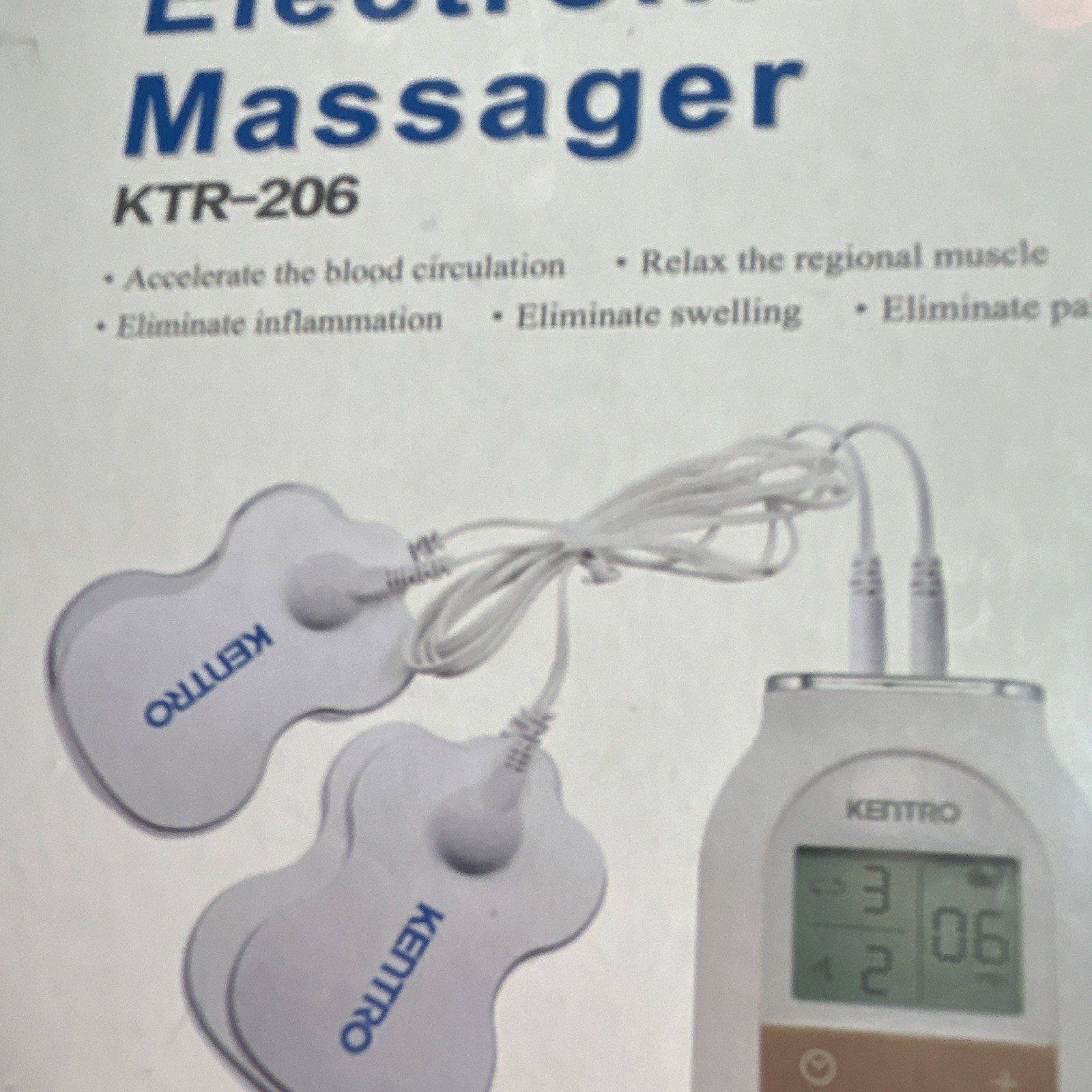 Kenton Electronic Pulse Massager Model KTR-206 Unopened Factory Sealed Package