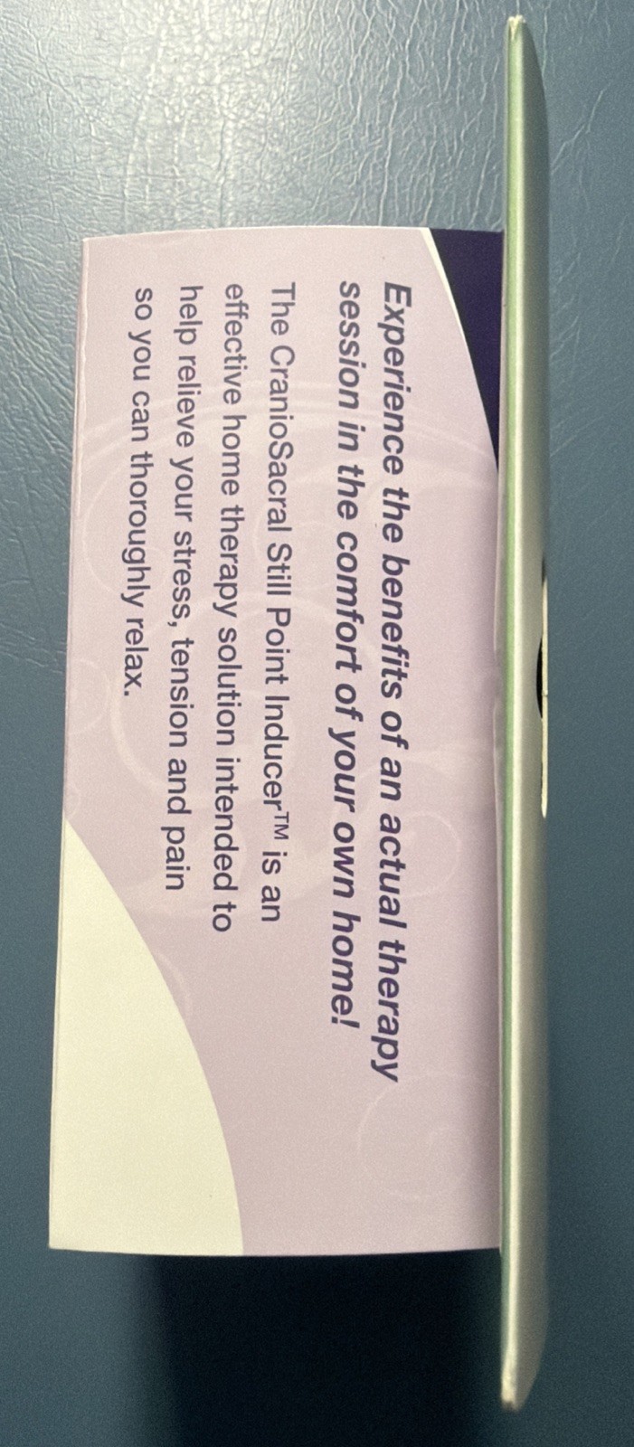 Still Point Inducer: Enhancing Relaxation & Pain Relief for The Craniosacral NEW