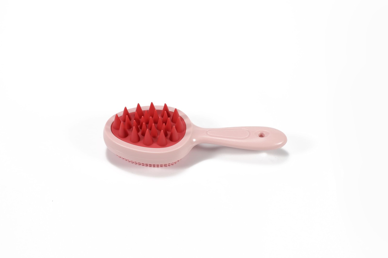 S&W DECORE Double Sided Scalp Massager Hair Growth, Shampoo Brush Pink