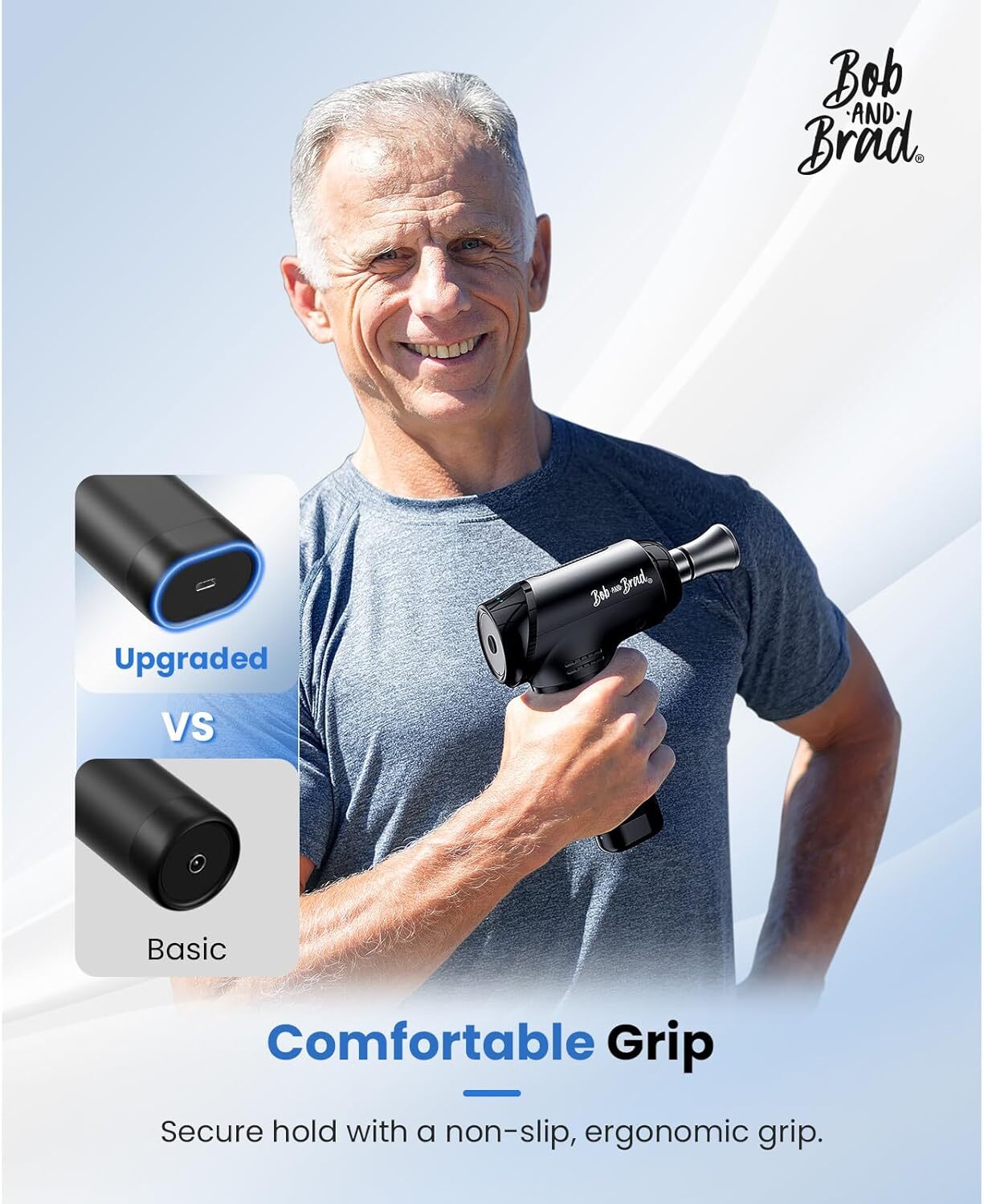 Bob and Brad T2 Max Massage Gun with Metal Head Deep Tissue Percussion FSA/HSA