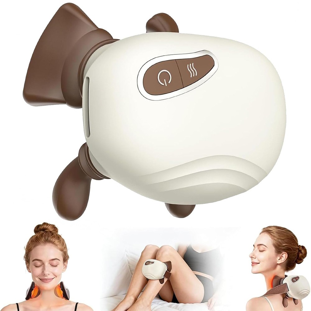 Shoulder Massager with Heat Neck Massagers, Deep Tissue 3D Kneading Shiatsu Gift