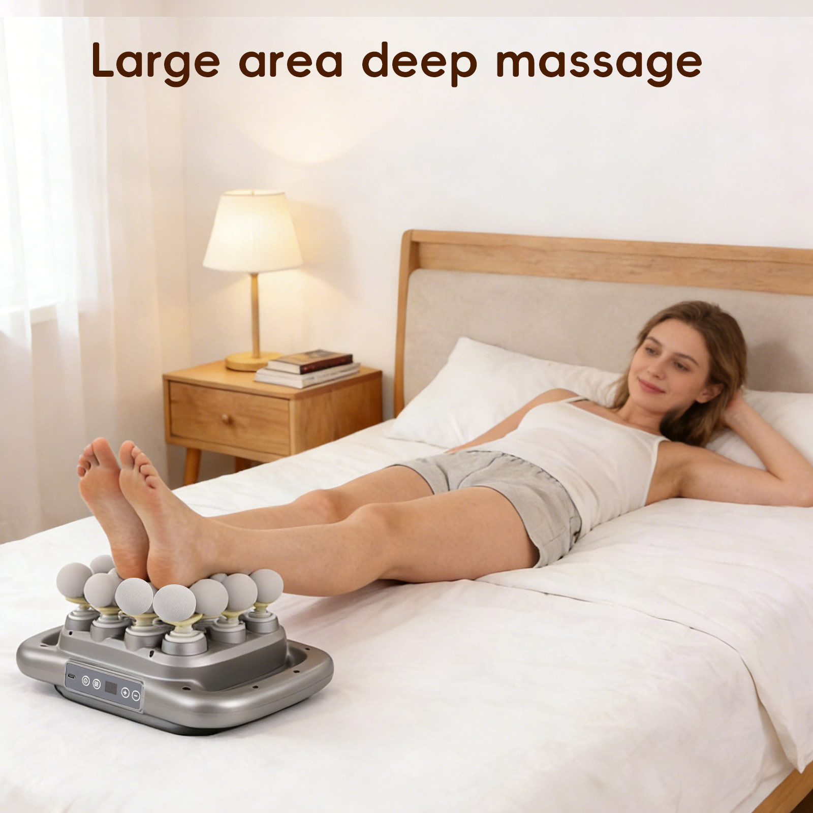 16 Head Massage Gun Deep Tissue Percussion Massager 9 Modes 9 Intensity Levels