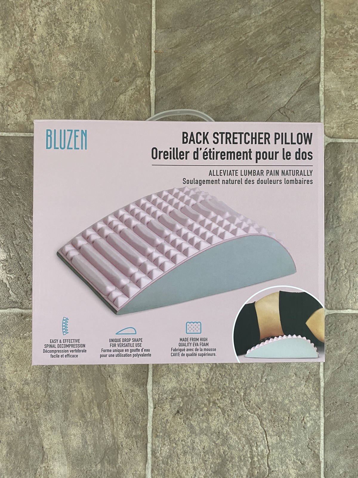 BLUZEN Back Stretcher Pillow, relief for a healthier spine