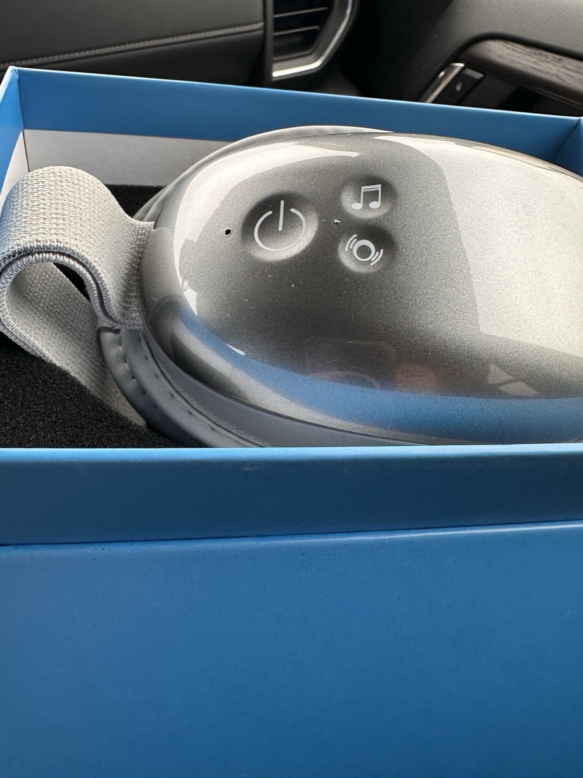 RENPHO Eyeris 1 Eye Massager- Gray Model # RF-EM001 Heated For Head Tension