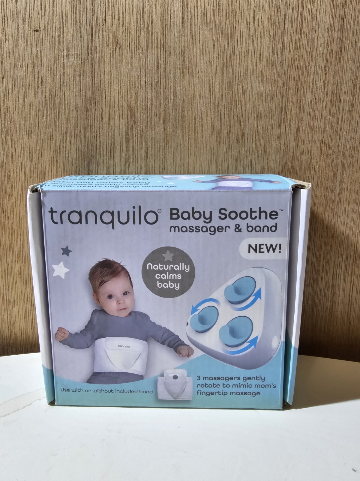 Tranquilo Baby Soothe Massager & Band – Naturally Calms Baby New Opened 📦