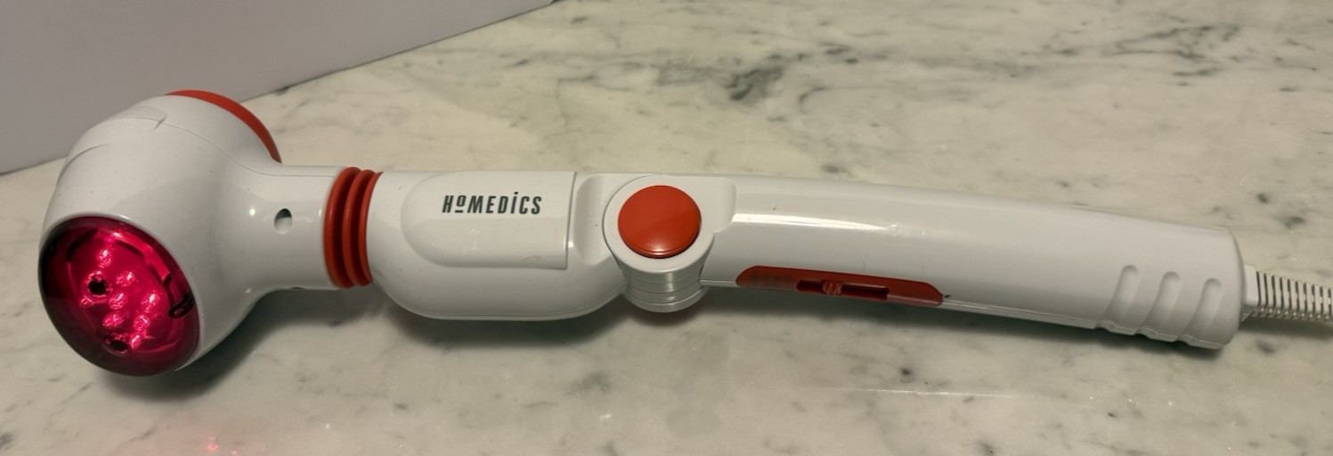 Homedics Vibrating Hand Held Massager With Heat Model IR-200MW