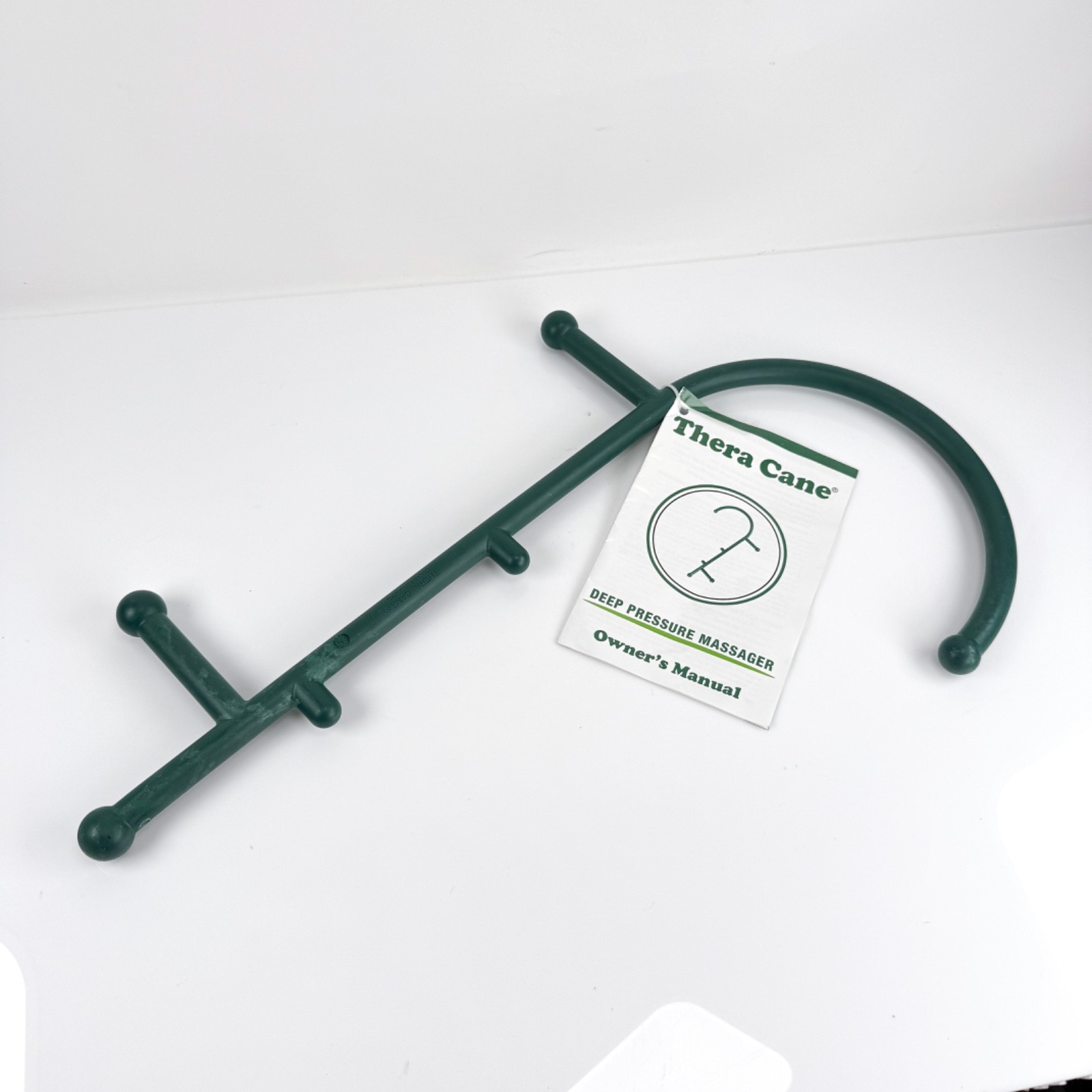 Thera Cane Massager: Green, Proudly Made in The USA Since 1988