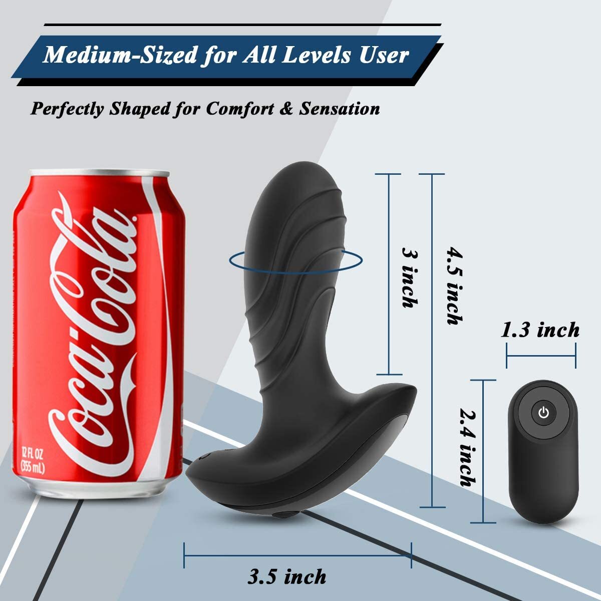 Powerful Prostate Massager Dual Motor Male Waterproof-Vibrators-USB-Rechargeable