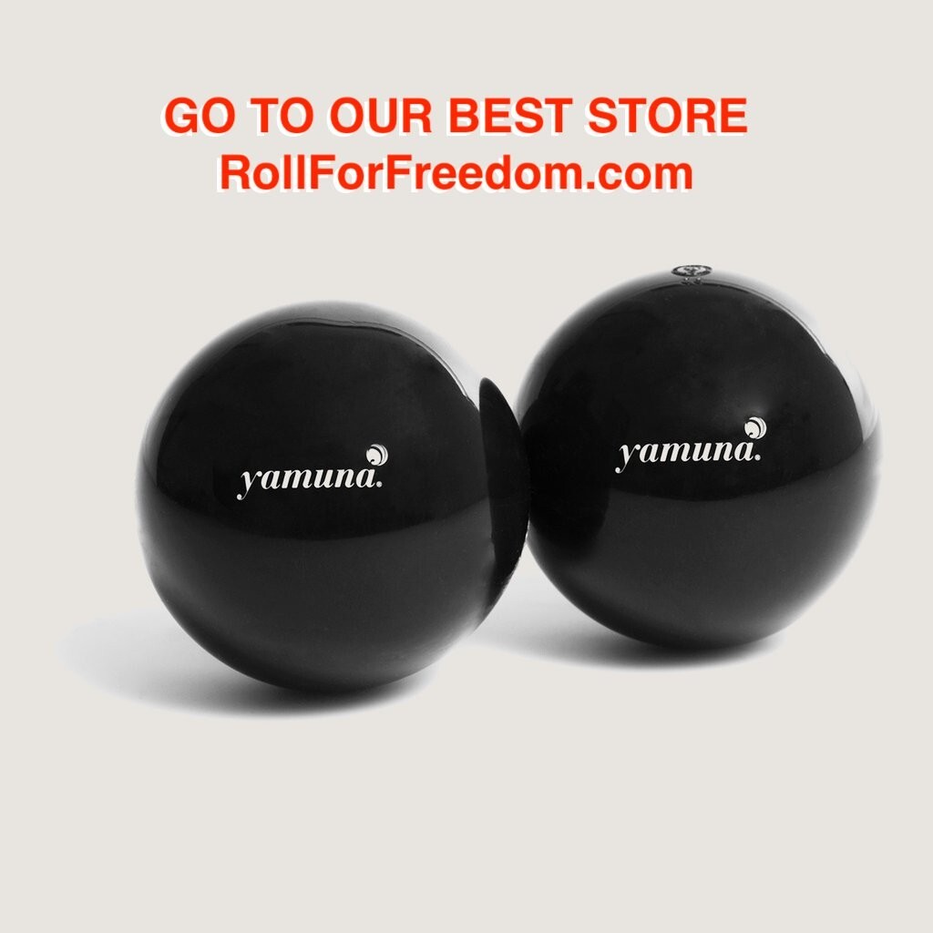 Yamuna Black Balls Gold Ball YBR Foot savers w SAVE YOUR ANKLES dvd NEW free s/h
