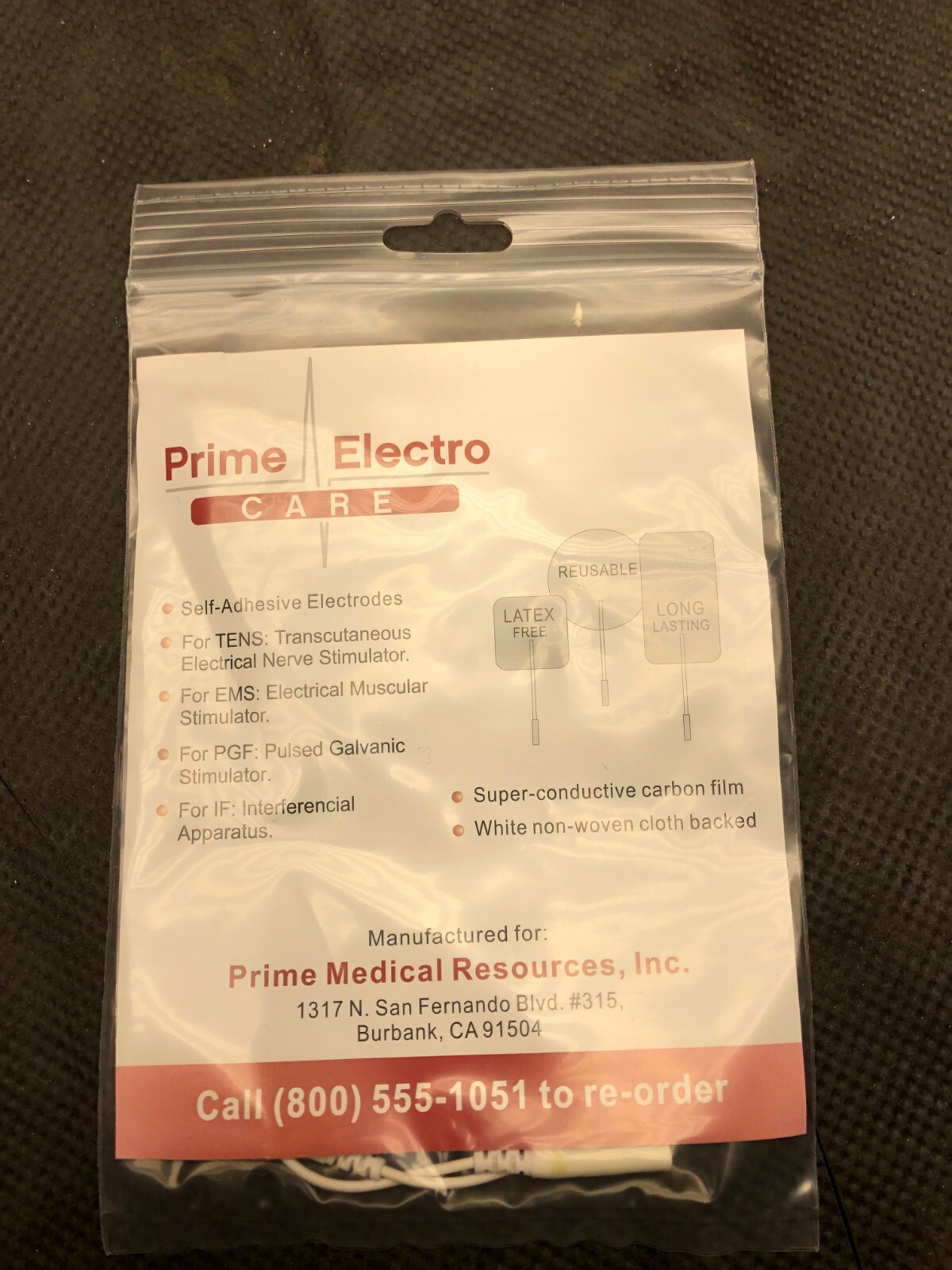 Self Adhesive 8 White Electrode pads TENS/NMES/FES/3000/7000 FREE SHIPPING!