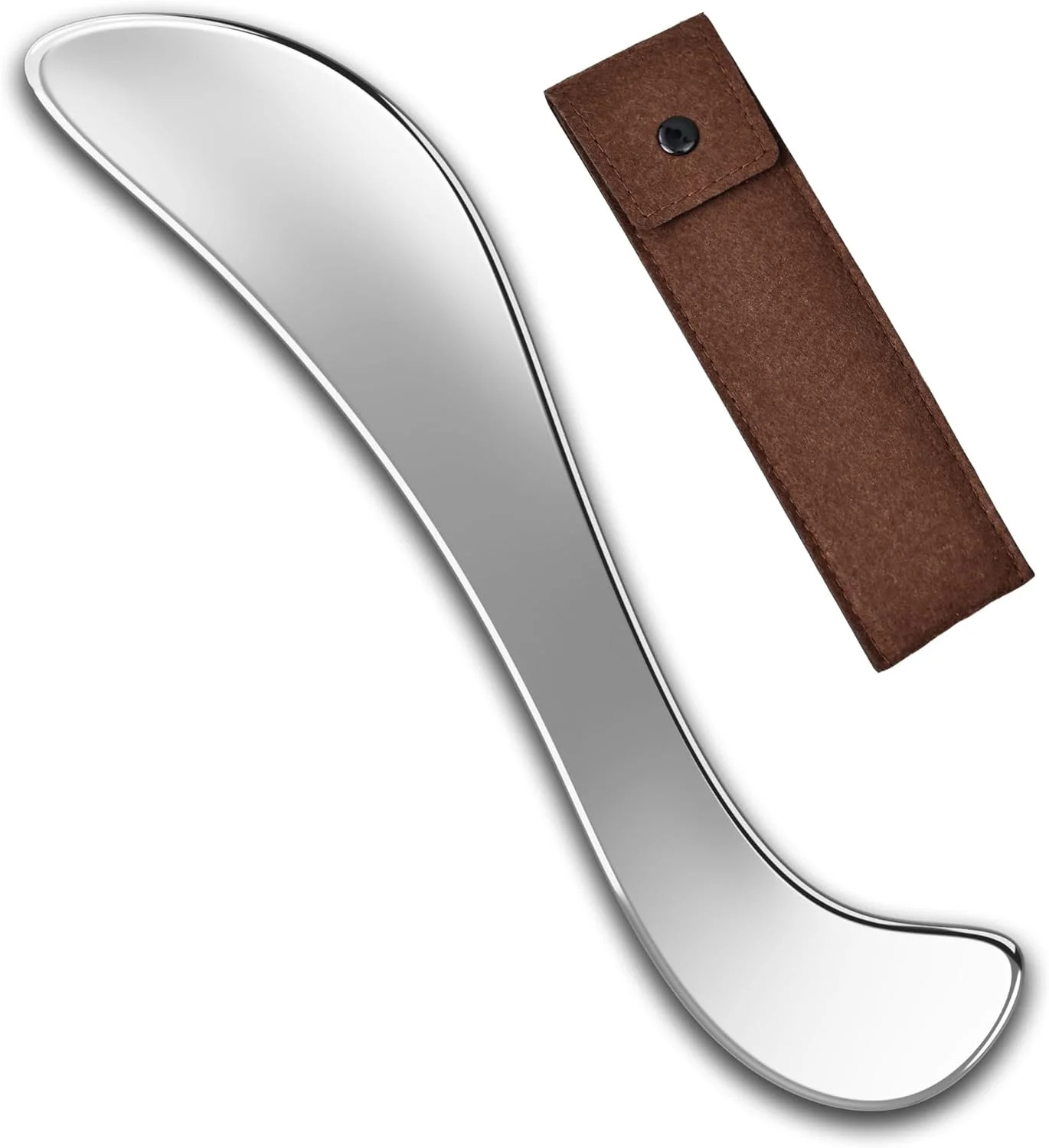 Body Gua Sha Tool: Stainless Steel Muscle Scraper Full-Body Guasha Metal Massage