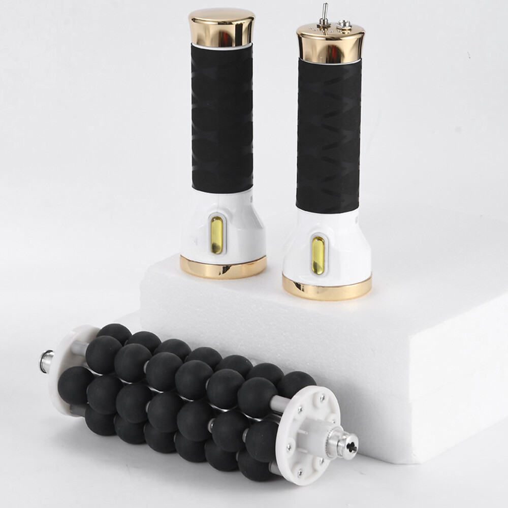 12V 40W Neck Cervical Spine Massager Handheld 360 Rotation Massage Roller