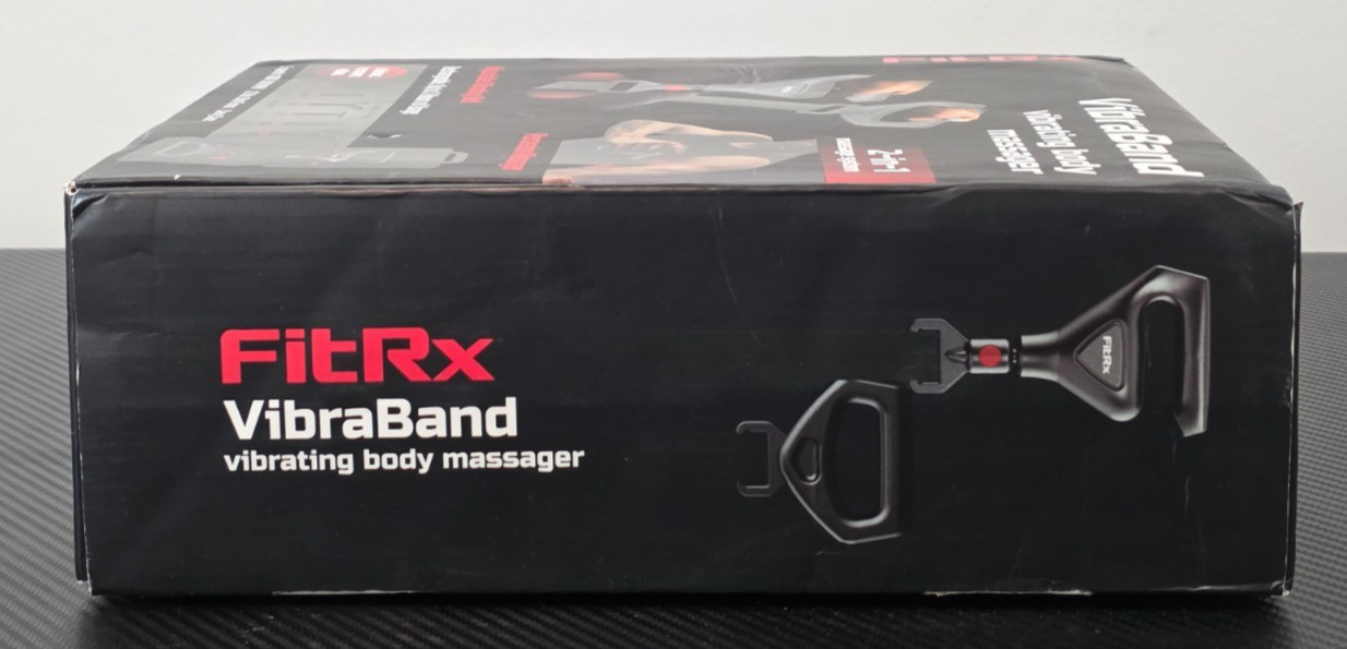 FitRx 2-in-1 Vibrating Massage Belt and Massage Gun #8973WM