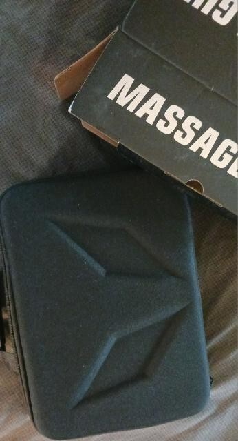 MASSAGE GUN, Raemao, new in box, never used, 8 heads, user manual, carrying case