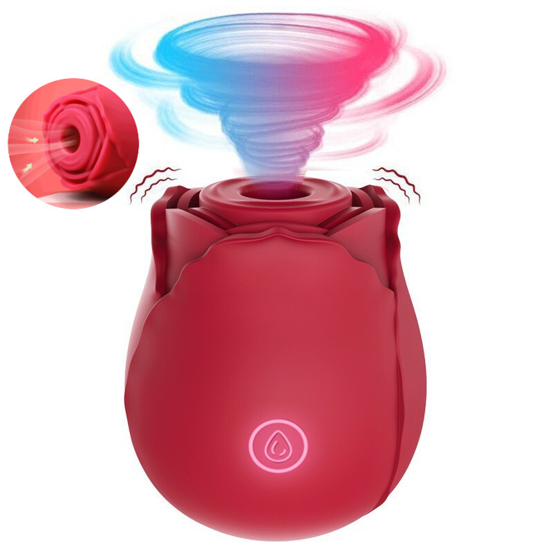 Pink 10 speed Rose Female Anniversary Birthday Gift Massage suck for Women
