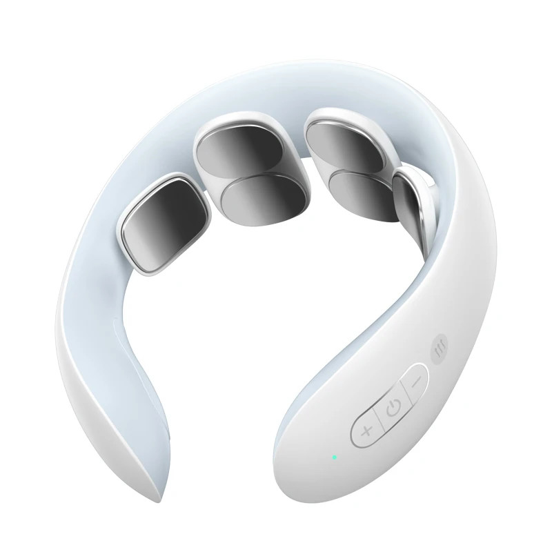 Electric Pulse Neck Massager with Heating, Wireless Cervical Shoulder Pain Relie