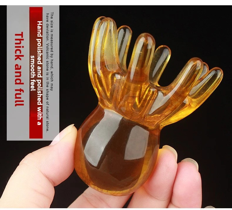 Octopus Scalp Massage Comb Resin Acupressure Gua Sha Brush 2.8″ / 7cm